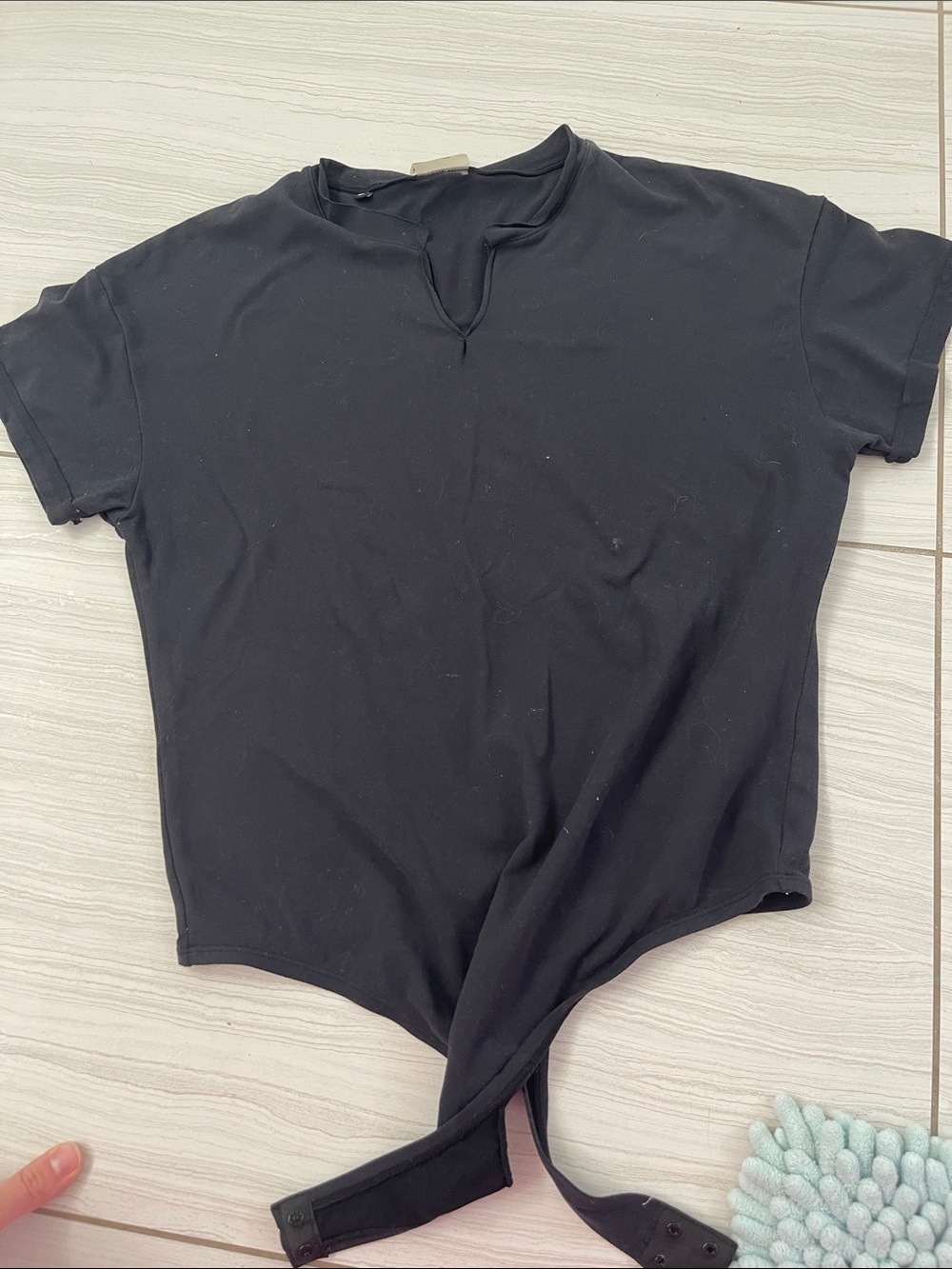 Gymshark Black Short Sleeve Bodysuit